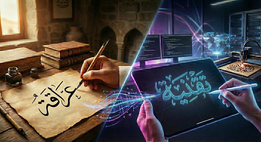 Arabic Calligraphy and Typography in the Digital Age