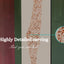 Iraq Map: Green background, gold carve