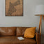 Jordan map, featuring the names of its cities in a living room