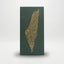 Palestine Map Artwork | Unique Calligraphic Map Art with Palestinian Embroidery Design on Wood