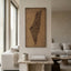 Palestine Map Artwork – Diwani Calligraphy Design | Carved Wood Wall Art