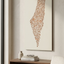 Palestine Map Artwork – Diwani Calligraphy Design | Carved Wood Wall Art